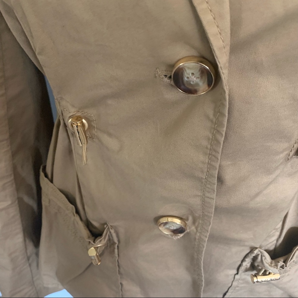 Michael Kors khaki utility jacket size 2 - Picture 3 of 9
